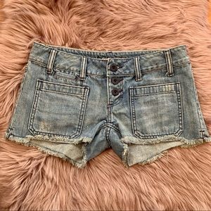 American Eagle Cut Off Denim Shorts